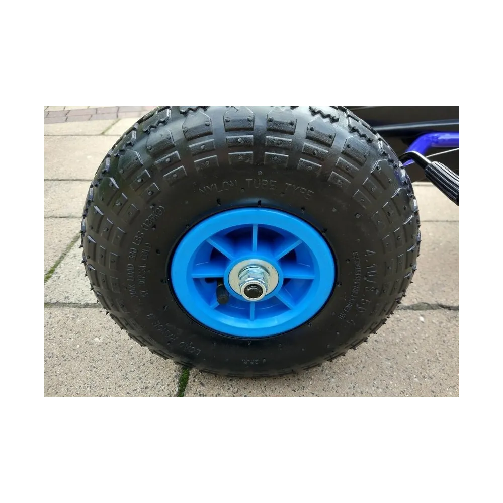 detal siedziska z regulacją w gokarcie a-15 niebieskim