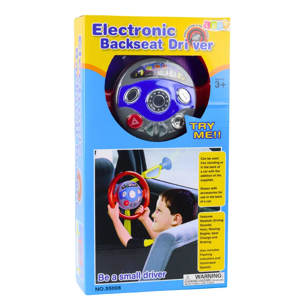 Kierownica symulator jazdy, idealna zabawka na podróż dla dziecka