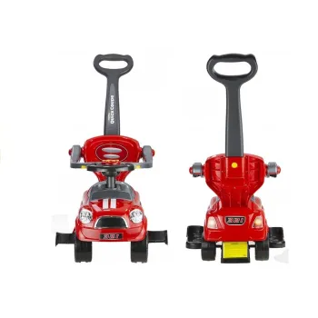 Jeździk coupe z muzycznymi przyciskami na kierownicy – idealny na prezent