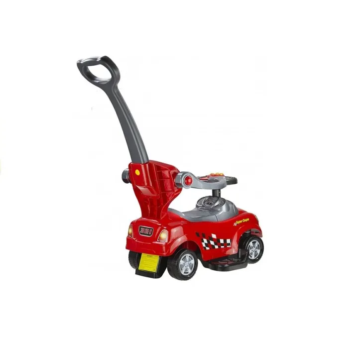 Solidny jeździk z lekkiego plastiku z możliwością odpychania się nóżkami