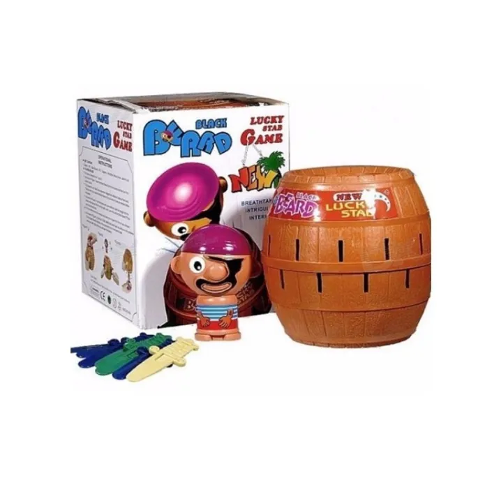 Widok opakowania gry Ukłuj Pirata z wymiarami 15x20 cm