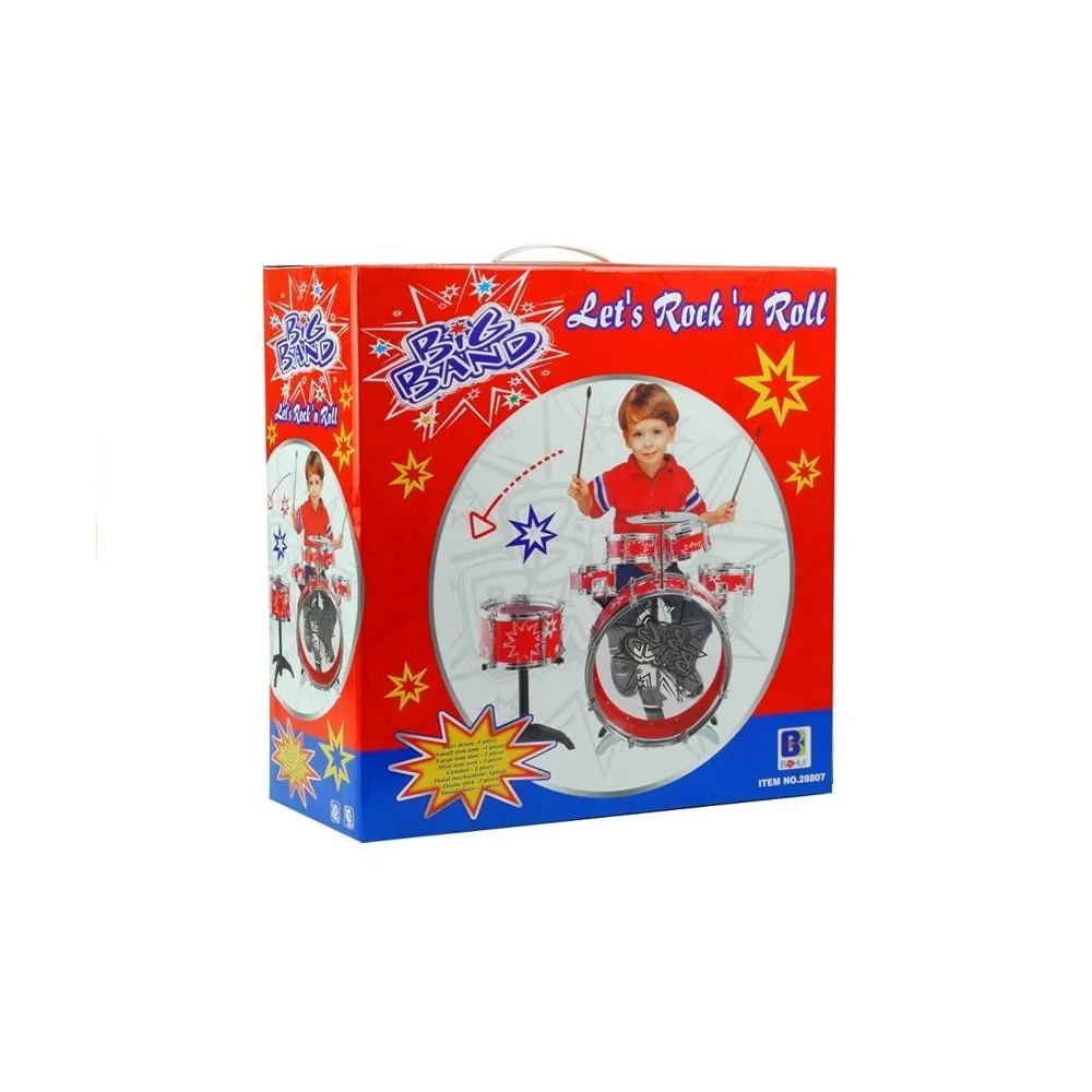 Zestaw perkusyjny dla dzieci do nauki gry i zabawy