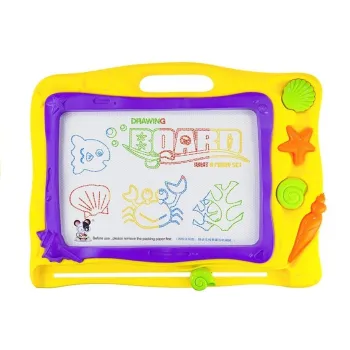 Tablica Znikopis Morski + 3 Pieczątki Kolorowe Tło