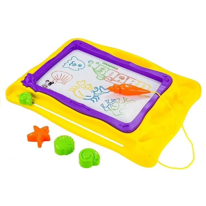 Tablica Znikopis Morski + 3 Pieczątki Kolorowe Tło