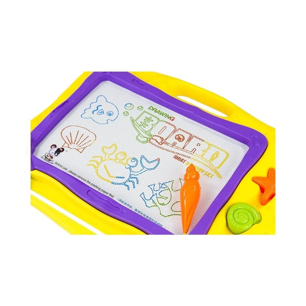 Tablica Znikopis Morski + 3 Pieczątki Kolorowe Tło