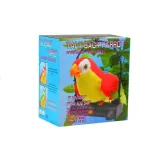 Papuga Pleciuga Ptaszek Powtarza Słowa Czerwona