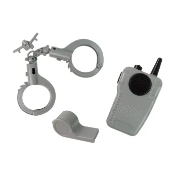 Strój Przebranie Policjanta Akcesoria Odznaka Karnawał 8 El.