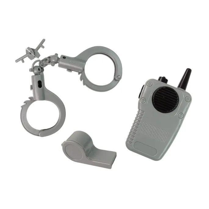 Strój Przebranie Policjanta Akcesoria Odznaka Karnawał 8 El.