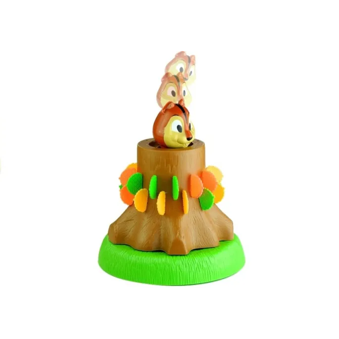 Kolorowe żołędzie do gry Wyskakująca Wiewiórka ułożone w rzędzie