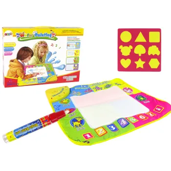 Duża mata wodna z muzyką i magicznym pisakiem do kreatywnej zabawy