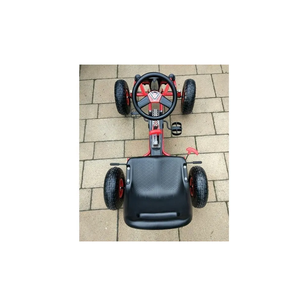 Gokart Czerwony A-15 Pompowane Koła