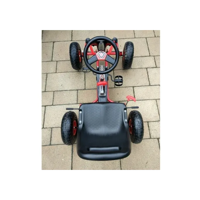 Gokart Czerwony A-15 Pompowane Koła