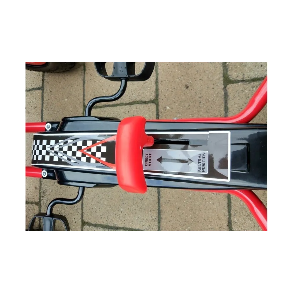 Gokart Czerwony A-15 Pompowane Koła