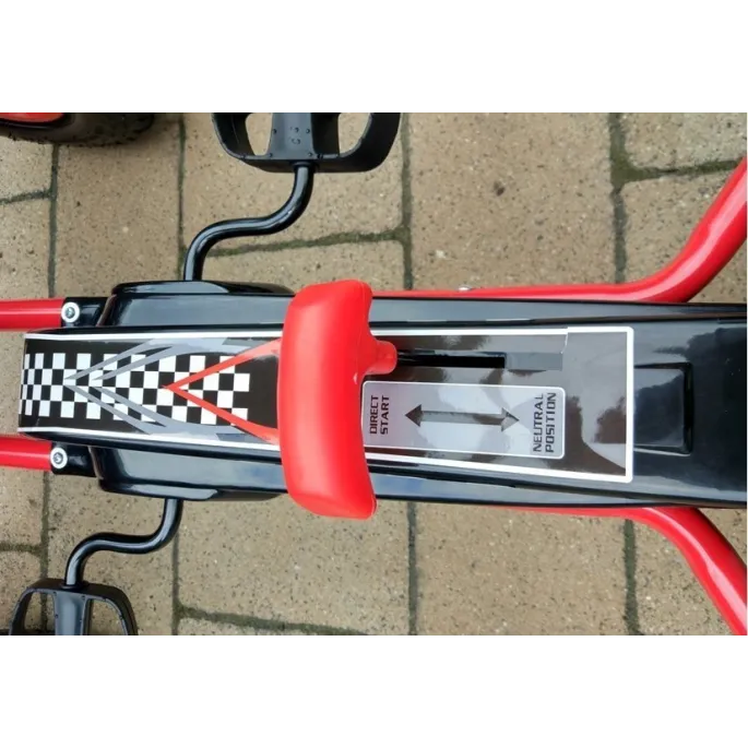 Gokart Czerwony A-15 Pompowane Koła