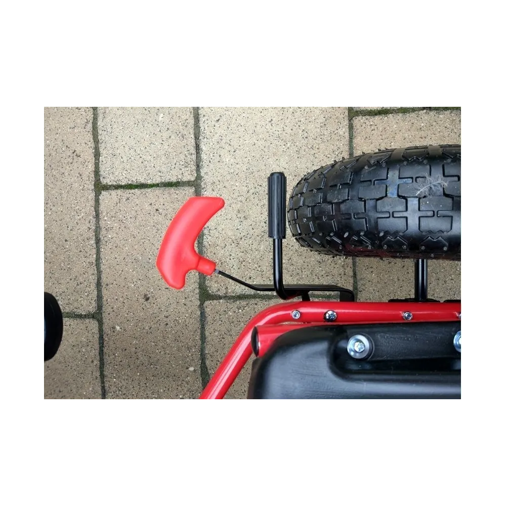 Gokart Czerwony A-15 Pompowane Koła