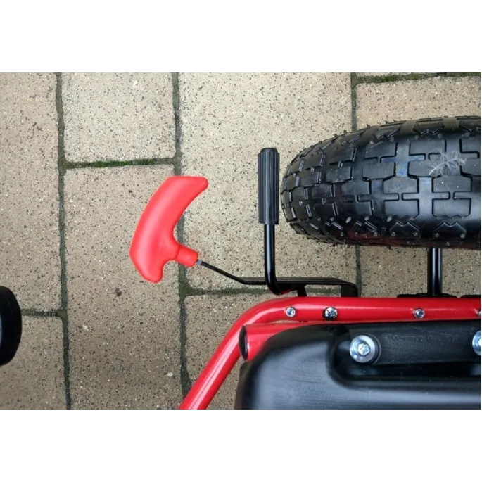 Gokart Czerwony A-15 Pompowane Koła