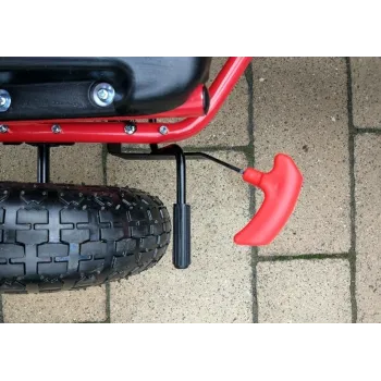 Gokart Czerwony A-15 Pompowane Koła