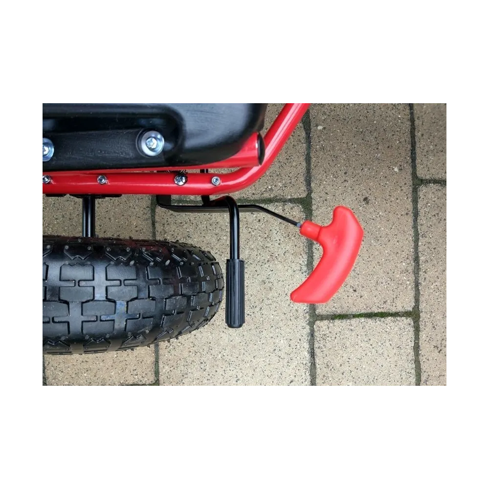 Gokart Czerwony A-15 Pompowane Koła