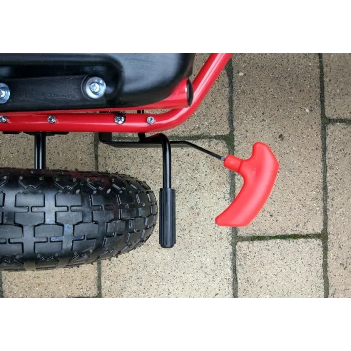 Gokart Czerwony A-15 Pompowane Koła