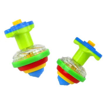 Kolorowy Świecący Dysk Kręcący Bączek Spinning Top