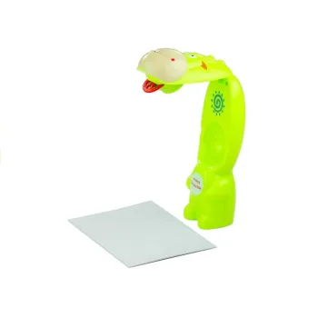 Projektor Do Rysowania Rzutnik Krówka 3 Dyski Pisaki Zielony 3w1