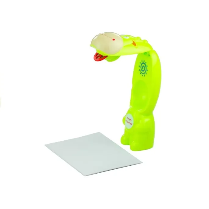 Projektor Do Rysowania Rzutnik Krówka 3 Dyski Pisaki Zielony 3w1