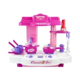 Kolorowa kuchnia z timerem i 22 akcesoriami dla małych kucharzy