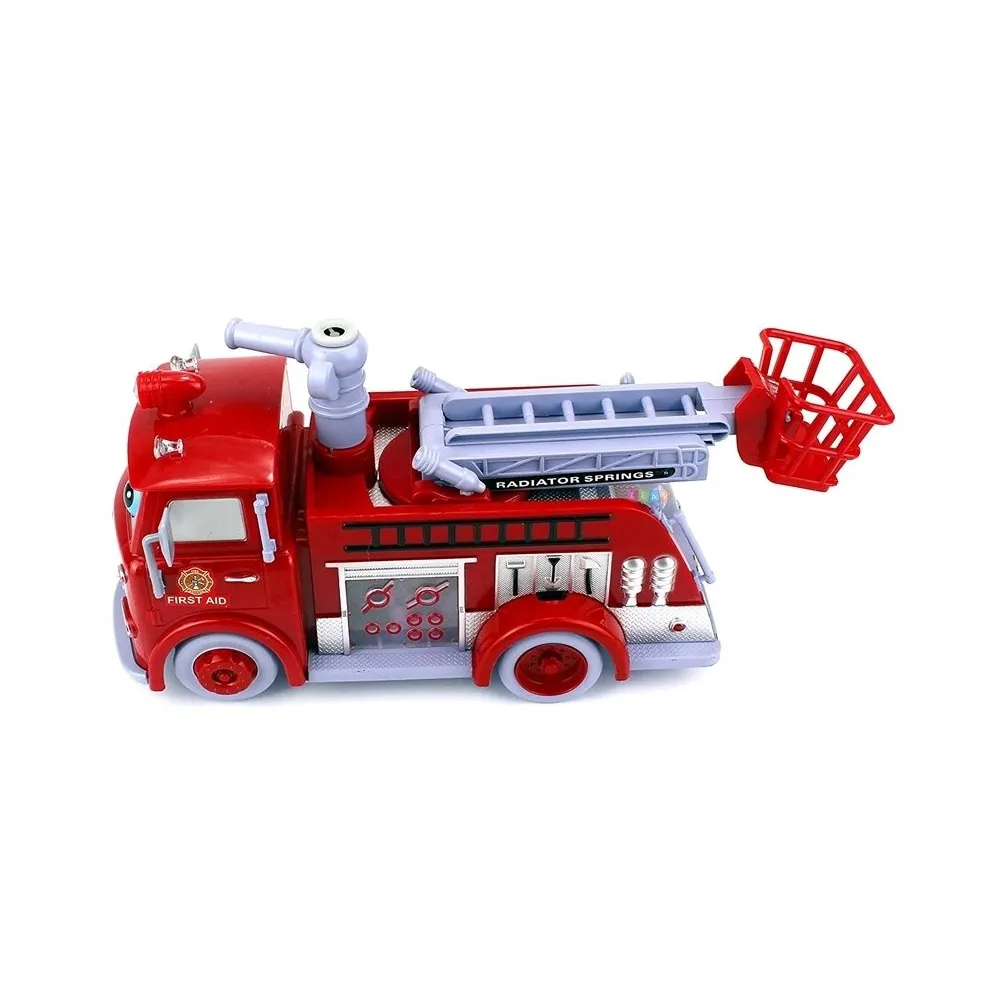 Zestaw strażacki z płynem do baniek i lejkiem w komplecie