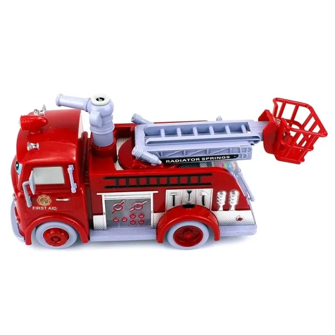 Zestaw strażacki z płynem do baniek i lejkiem w komplecie