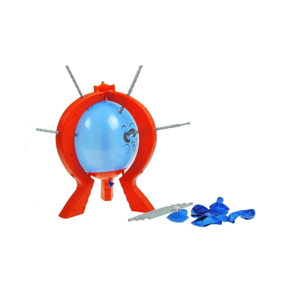 Elementy gry zręcznościowej – ramka, balony oraz pałeczki