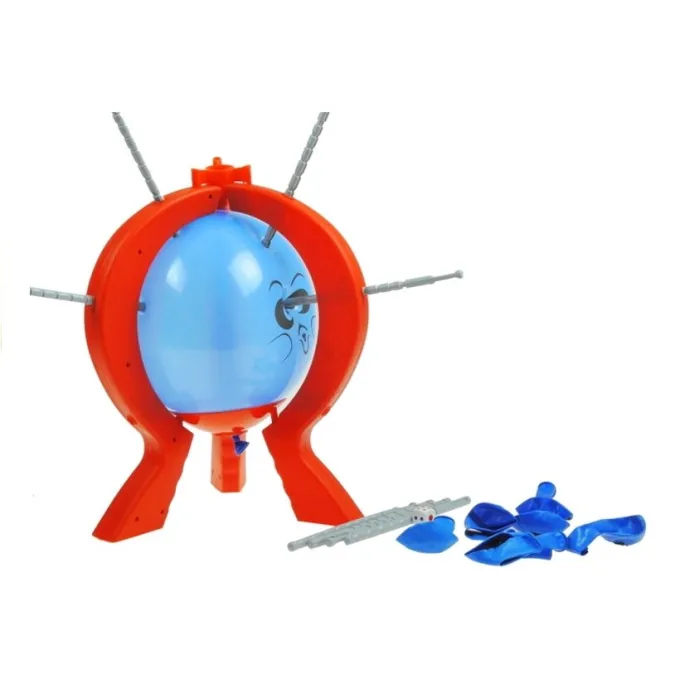 Elementy gry zręcznościowej – ramka, balony oraz pałeczki