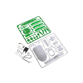 Ekologiczne auto oraz wiatrak napędzane energią słoneczną z zestawu