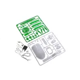 Ekologiczne auto oraz wiatrak napędzane energią słoneczną z zestawu