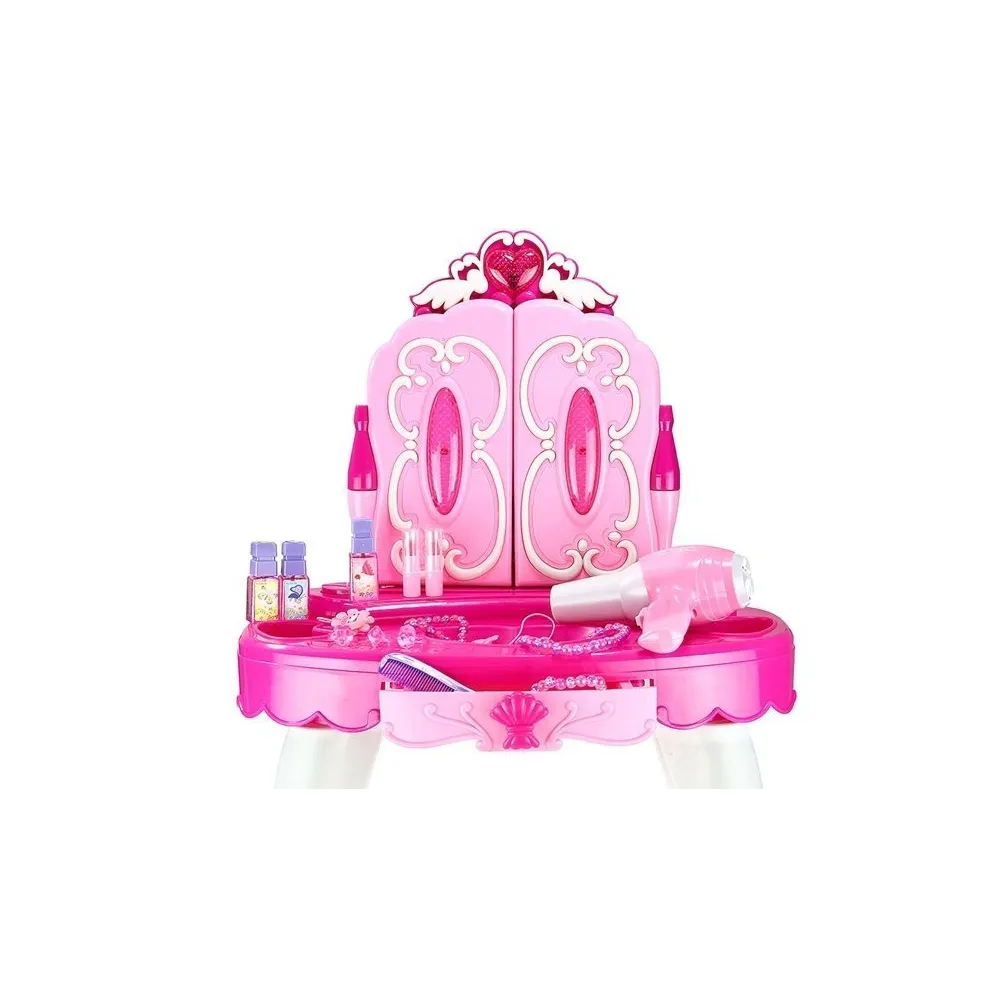 Zestaw do zabawy z suszarką i biżuterią dla małych księżniczek