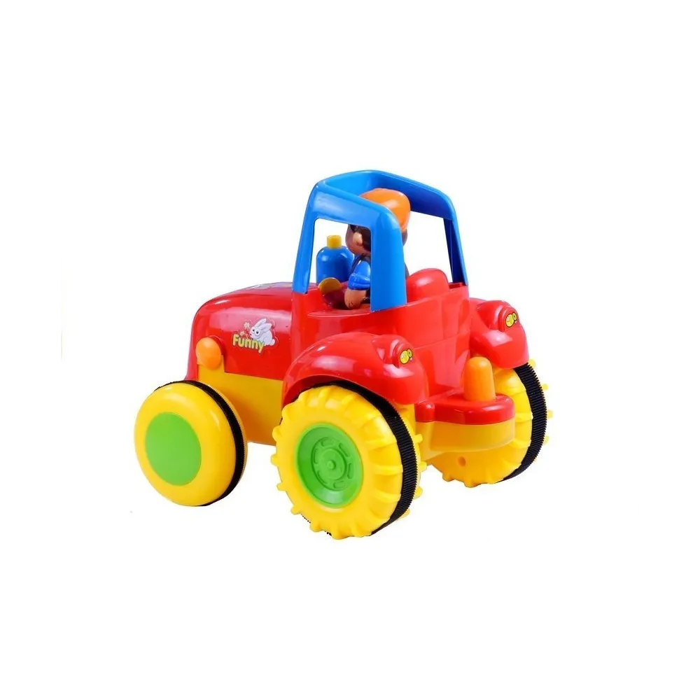 Zabawka edukacyjna dla dzieci – traktor, przyczepa i zwierzątka