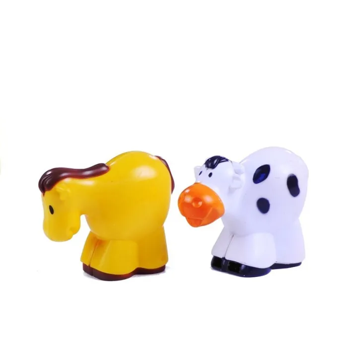 Bezpieczny i trwały plastikowy traktor ze zwierzątkami