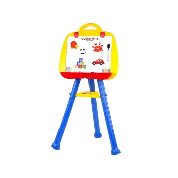 Tablica Magnetyczna Stojąca Pisak Magnes Niebieska