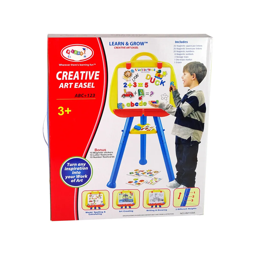 Tablica Magnetyczna Stojąca Pisak Magnes Niebieska