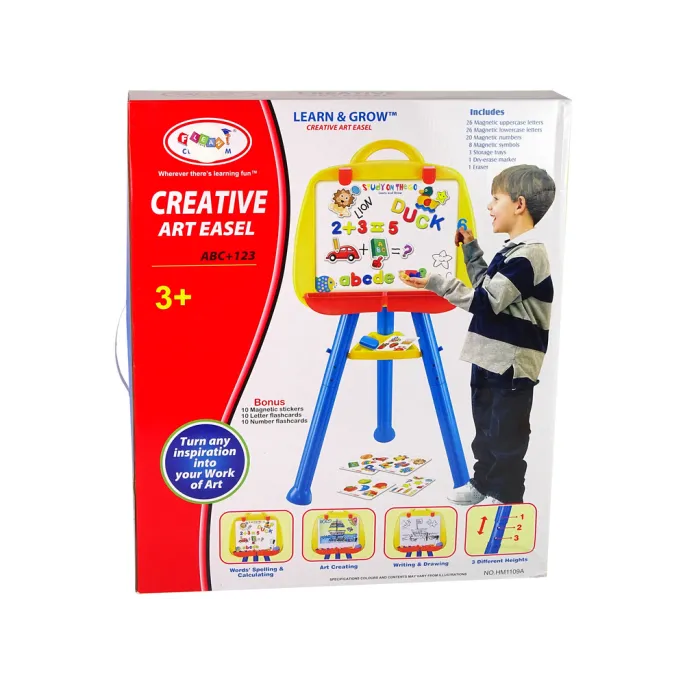 Tablica Magnetyczna Stojąca Pisak Magnes Niebieska