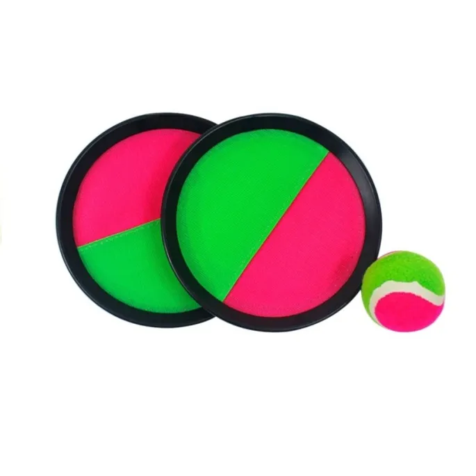 Zestaw do rzucania i łapania piłki z rzepem dla dzieci