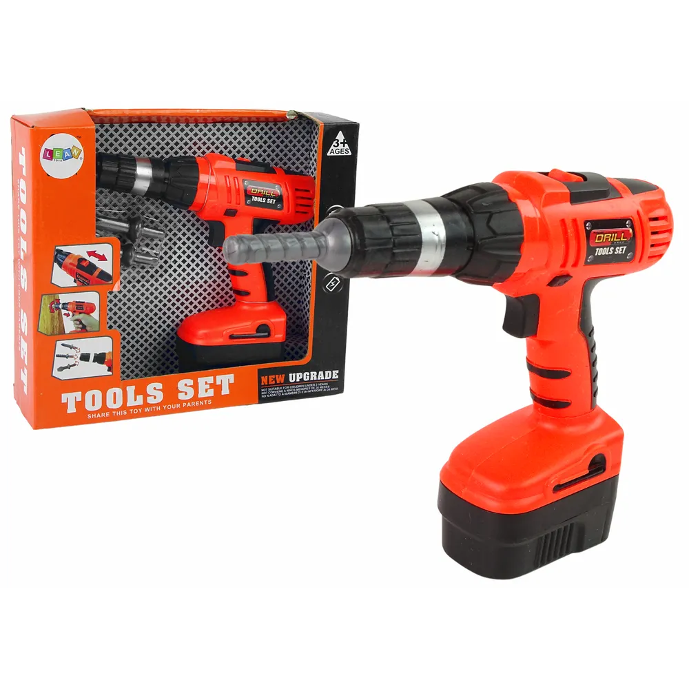 Zestaw zabawkowej wiertarki i narzędzi dla dzieci majsterkowiczów