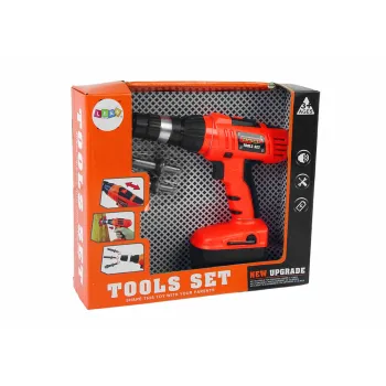 Wiertarko-wkrętarka na baterie jako zabawka edukacyjna dla dzieci