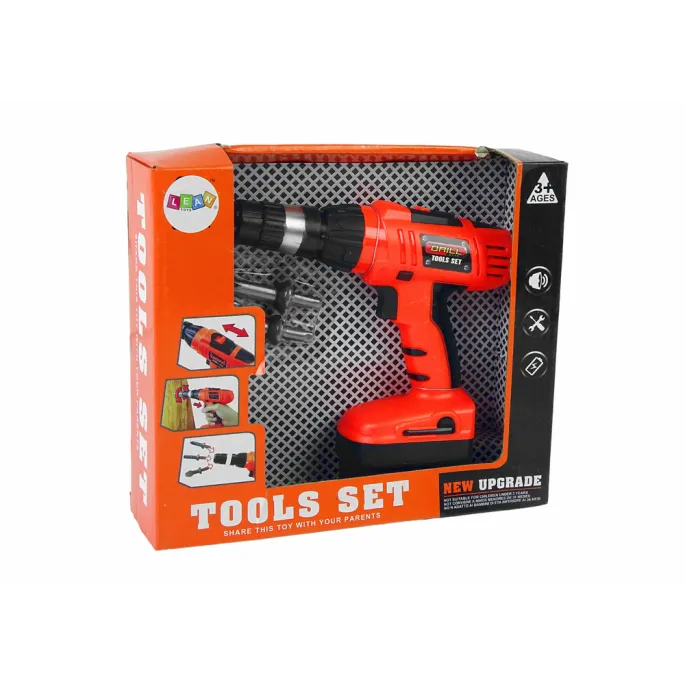 Wiertarko-wkrętarka na baterie jako zabawka edukacyjna dla dzieci
