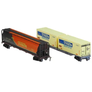 Tor kolejowy z lokomotywą napędzaną na baterie