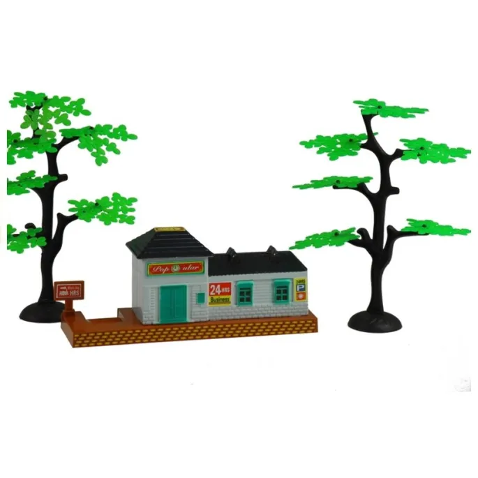 Kolorowa kolejka z realistycznymi efektami świetlnymi