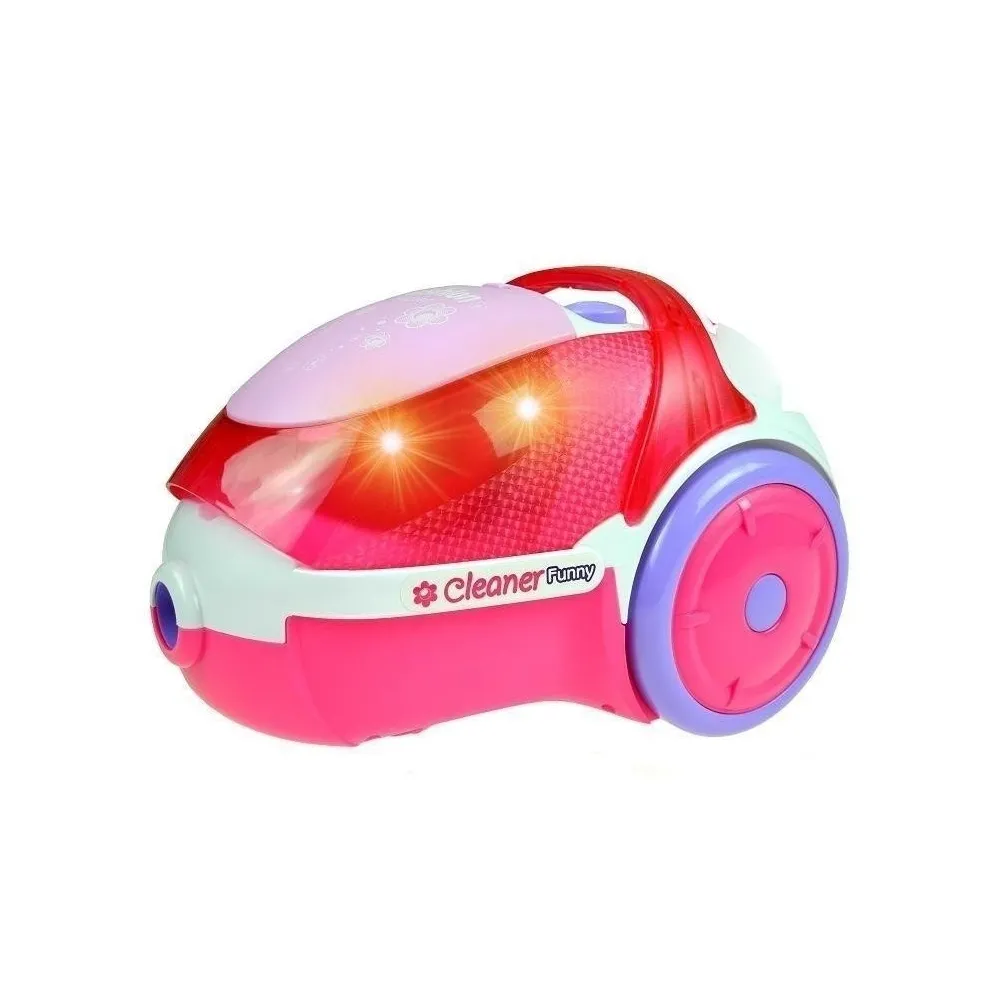 Kolorowy odkurzacz dziecięcy z realistycznymi efektami świetlnymi
