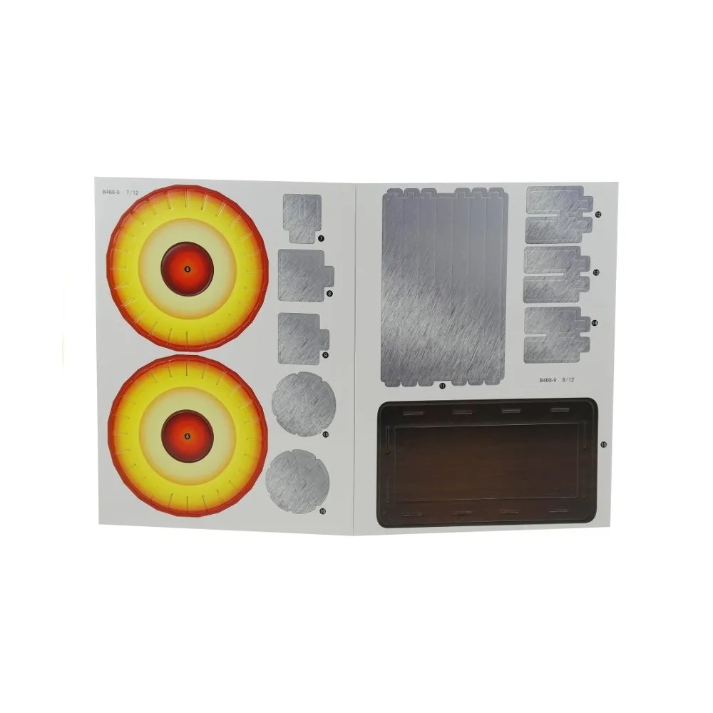 Szczegóły lądów i oceanów na puzzlach 3D globusie