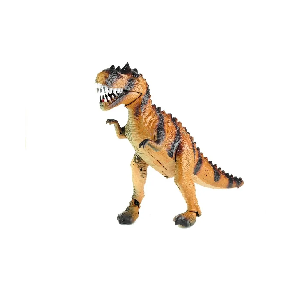 Duży Dinozaur na Baterie Chodzi Świeci 36 CM