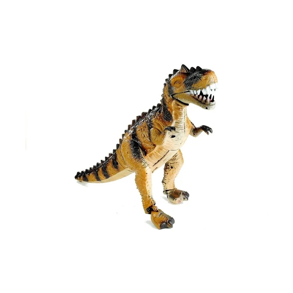 Duży Dinozaur na Baterie Chodzi Świeci 36 CM