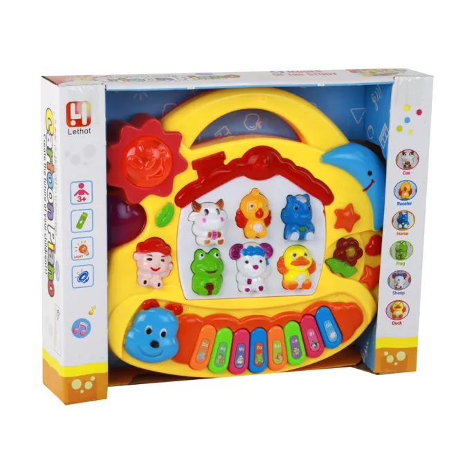 Muzyczne Pianinko Dla Dzieci Nauka Języka Angielskiego Zwierzęta